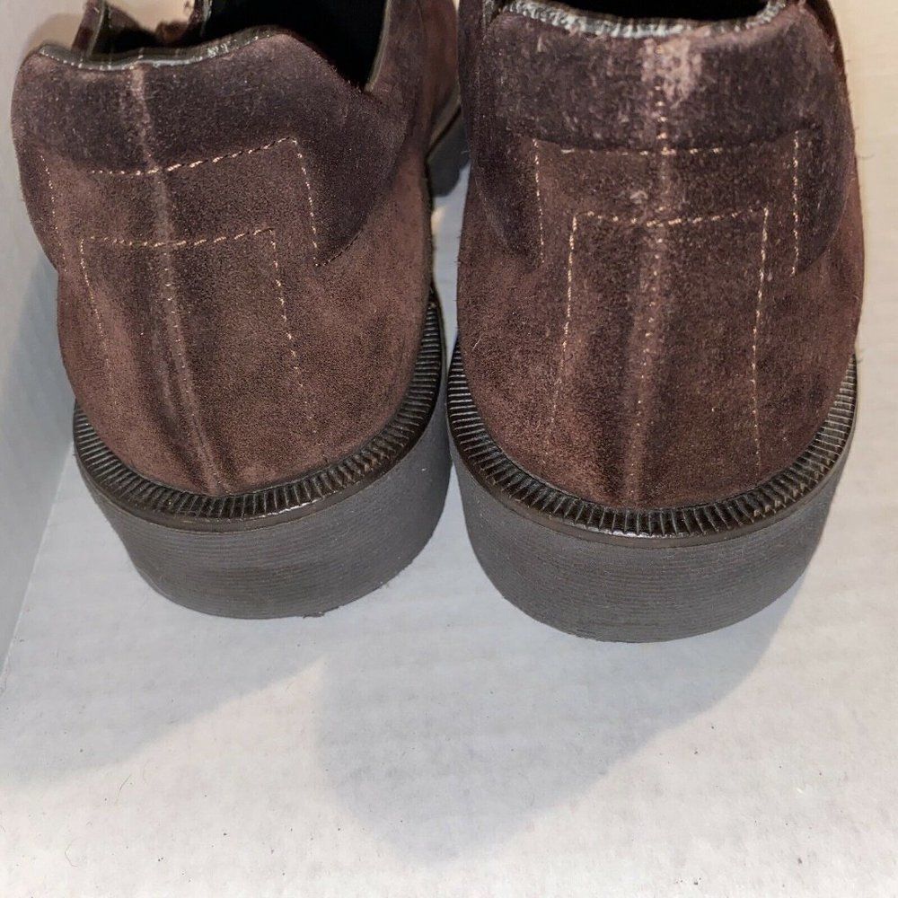 Donald J Pliner Brown Suede Mens Loafers 9.5M - Picture 5 of 6